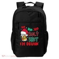 Ho Ho Holy Shit I'm Drunk Beer Santa Hat Christmas Drinking Backpack thumb 0