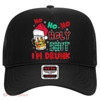 Ho Ho Holy Shit I'm Drunk Beer Santa Hat Christmas Drinking Hat thumb 0