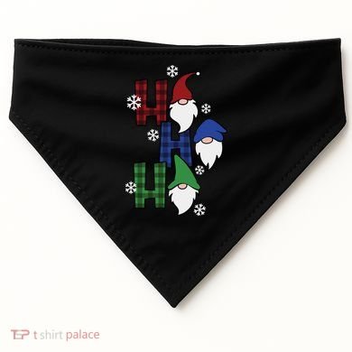 Ho Ho Ho Gnome Squad Christmas USA-Made Doggie Bandana