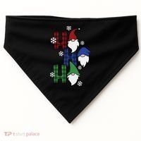 Ho Ho Ho Gnome Squad Christmas USA-Made Doggie Bandana thumb 0