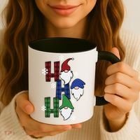 Ho Ho Ho Gnome Squad Christmas Coffee Mug thumb 3