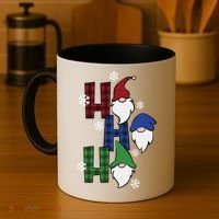 Ho Ho Ho Gnome Squad Christmas Coffee Mug thumb 4