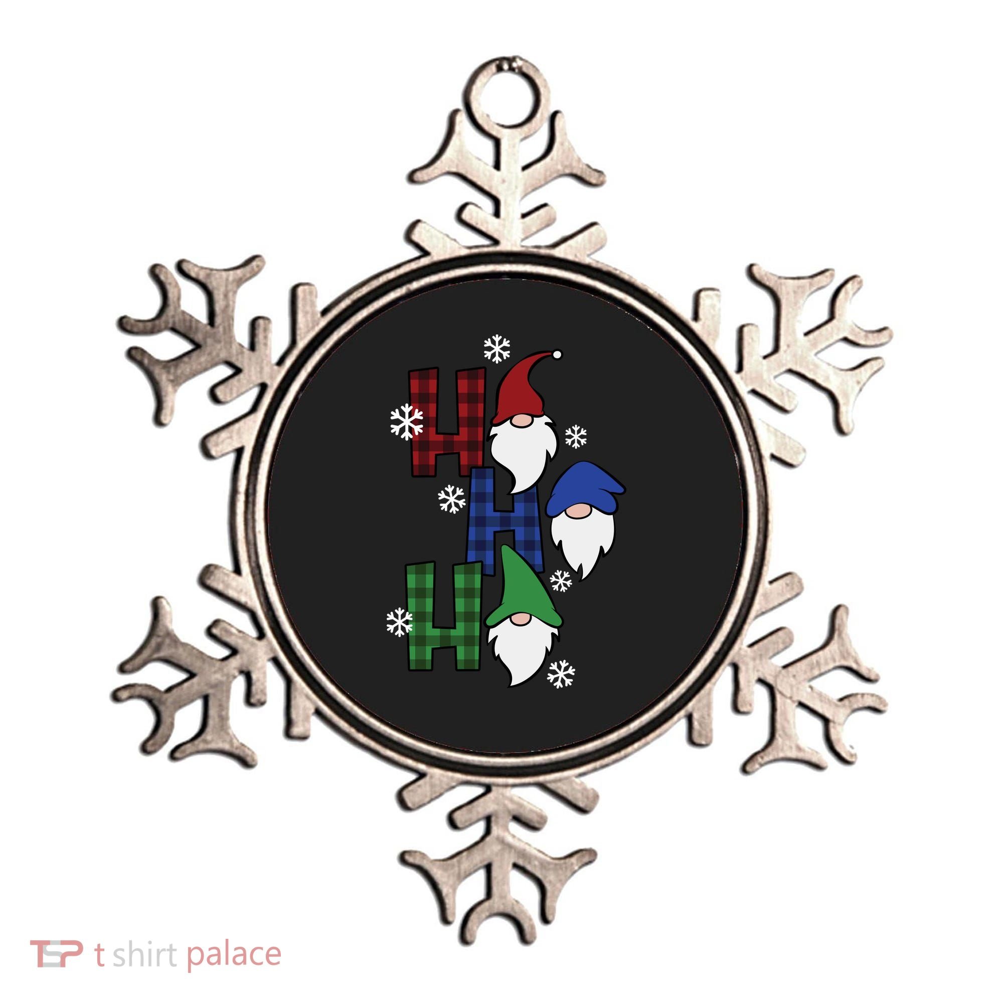 Ho Ho Ho Gnome Squad Christmas Ornament