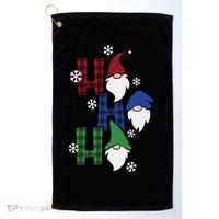 Ho Ho Ho Gnome Squad Christmas Golf Towel thumb 0