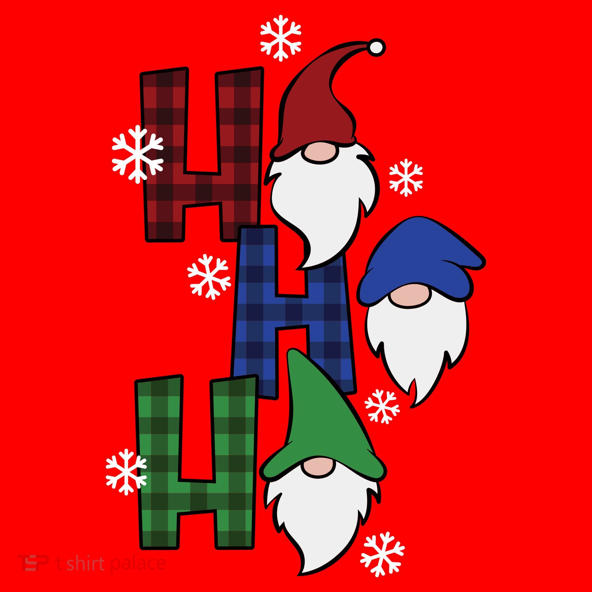 Ho Ho Ho Gnome Squad Christmas Santa Hat