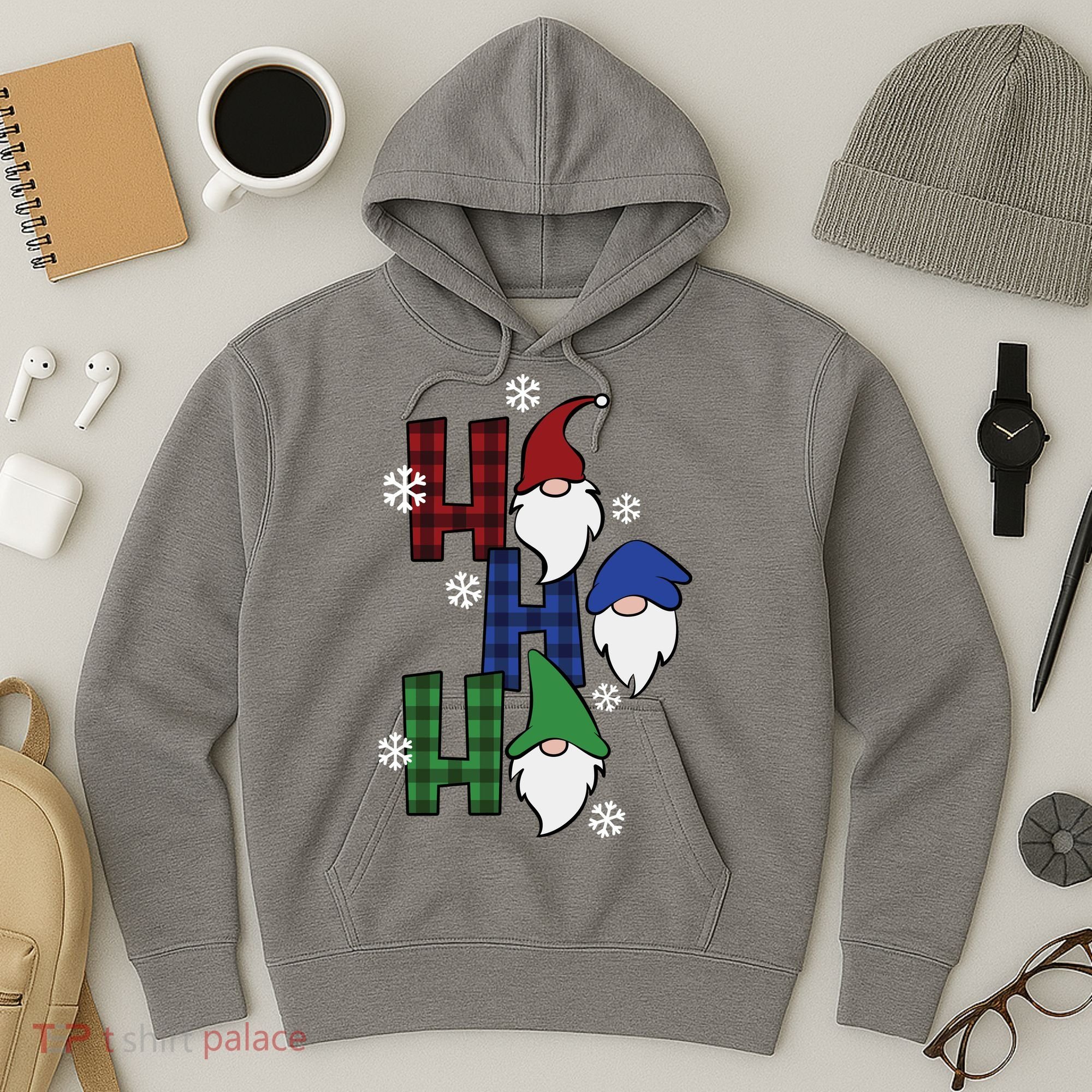 Ho Ho Ho Gnome Squad Christmas Hoodie