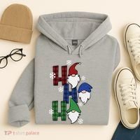 Ho Ho Ho Gnome Squad Christmas Hoodie thumb 4