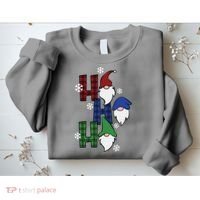 Ho Ho Ho Gnome Squad Christmas Sweatshirt thumb 2