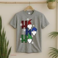 Ho Ho Ho Gnome Squad Christmas T-Shirt thumb 2