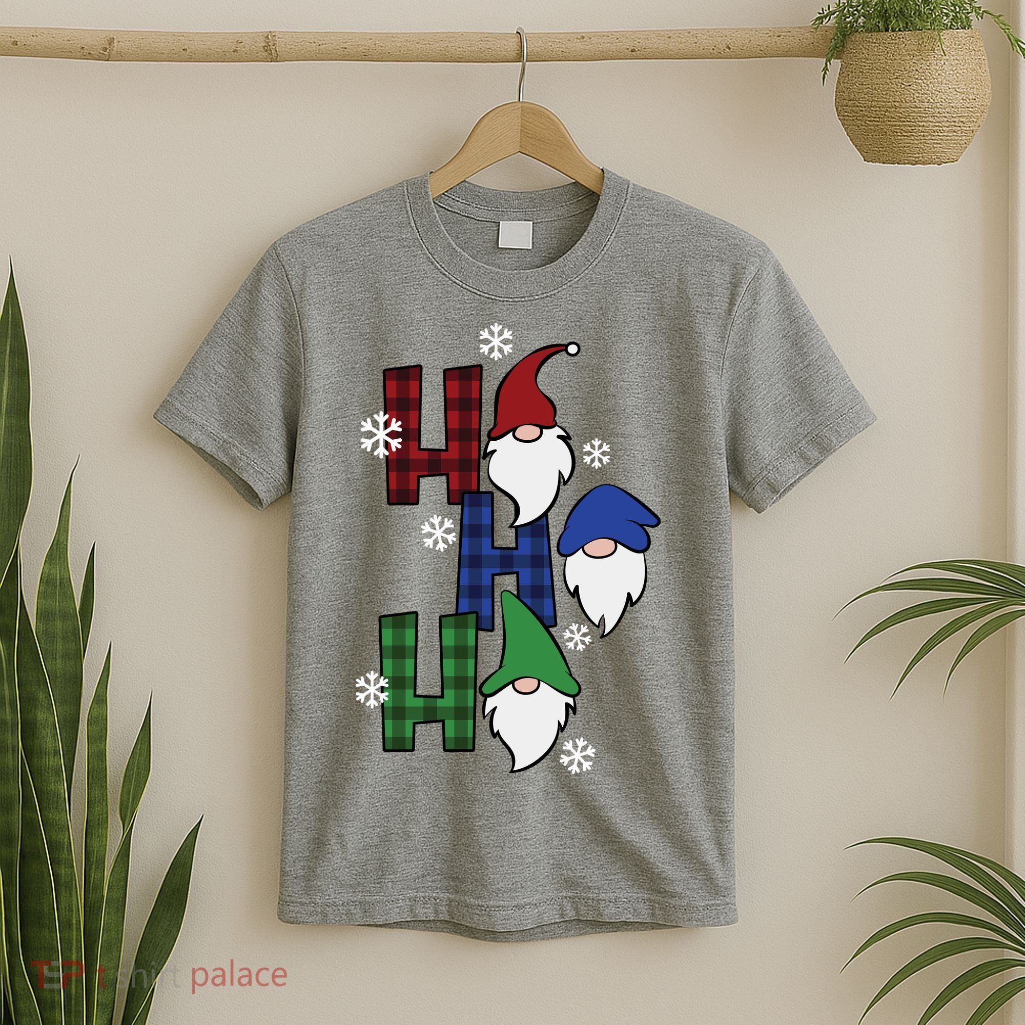 Ho Ho Ho Gnome Squad Christmas T-Shirt