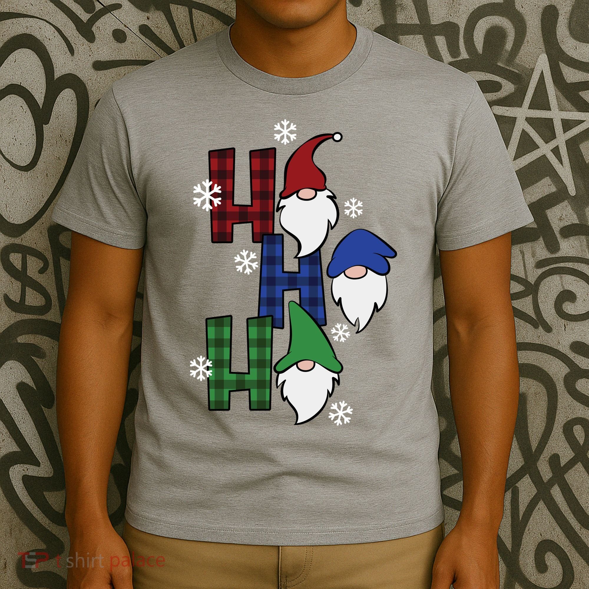 Ho Ho Ho Gnome Squad Christmas T-Shirt