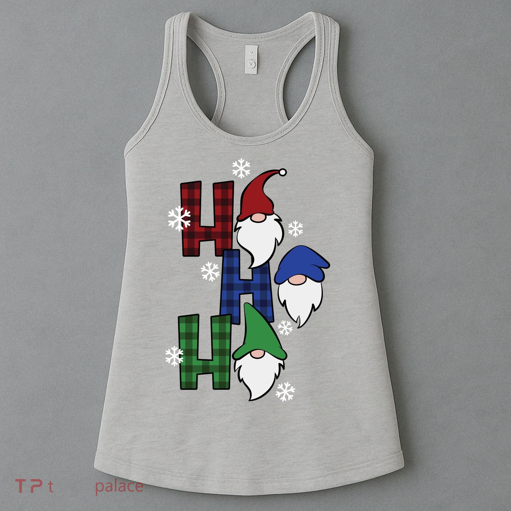 Ho Ho Ho Gnome Squad Christmas Women's Tank Top
