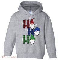 Ho Ho Ho Gnome Squad Christmas Toddler Hoodie thumb 0