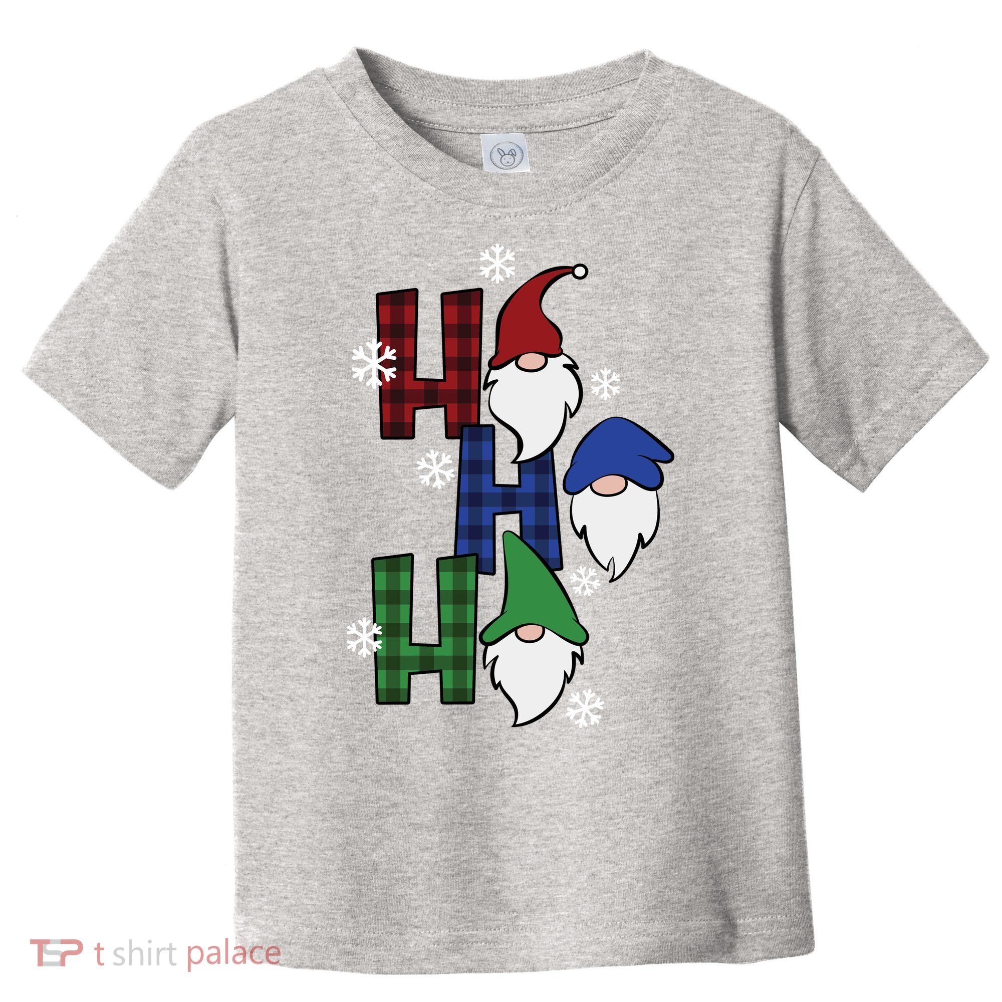 Ho Ho Ho Gnome Squad Christmas Toddler T-Shirt