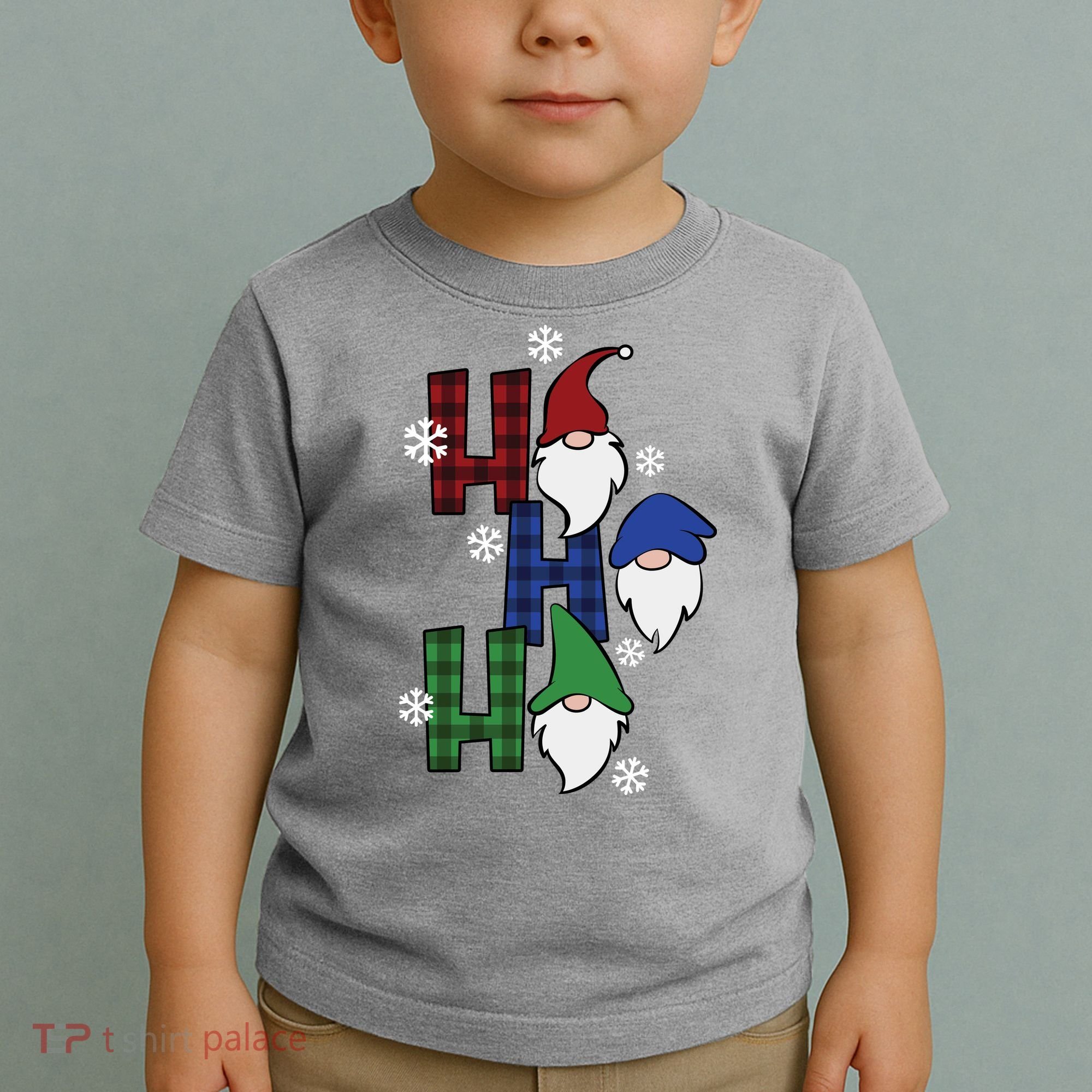 Ho Ho Ho Gnome Squad Christmas Toddler T-Shirt