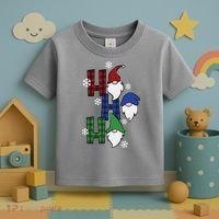 Ho Ho Ho Gnome Squad Christmas Toddler T-Shirt thumb 3