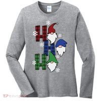 Ho Ho Ho Gnome Squad Christmas Women's Long Sleeve Shirt thumb 0