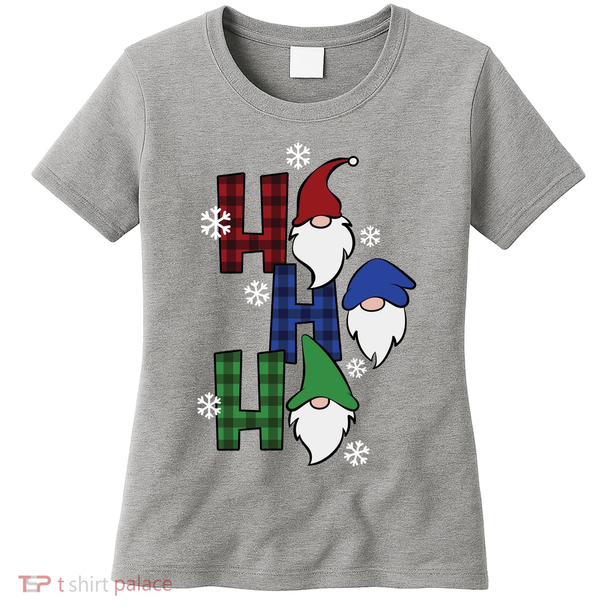Ho Ho Ho Gnome Squad Christmas Women's T-Shirt