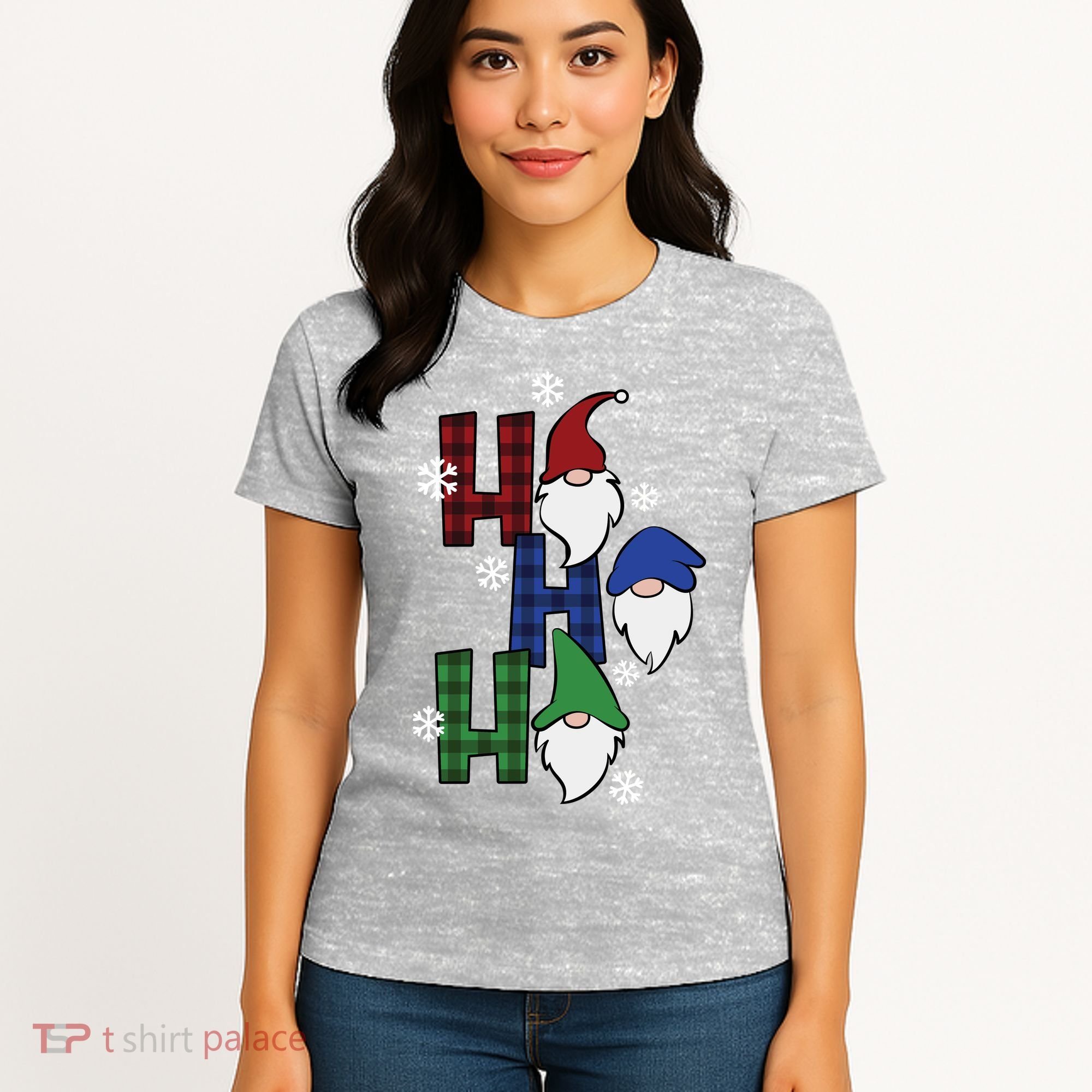Ho Ho Ho Gnome Squad Christmas Women's T-Shirt