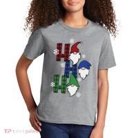 Ho Ho Ho Gnome Squad Christmas Kids T-Shirt thumb 2