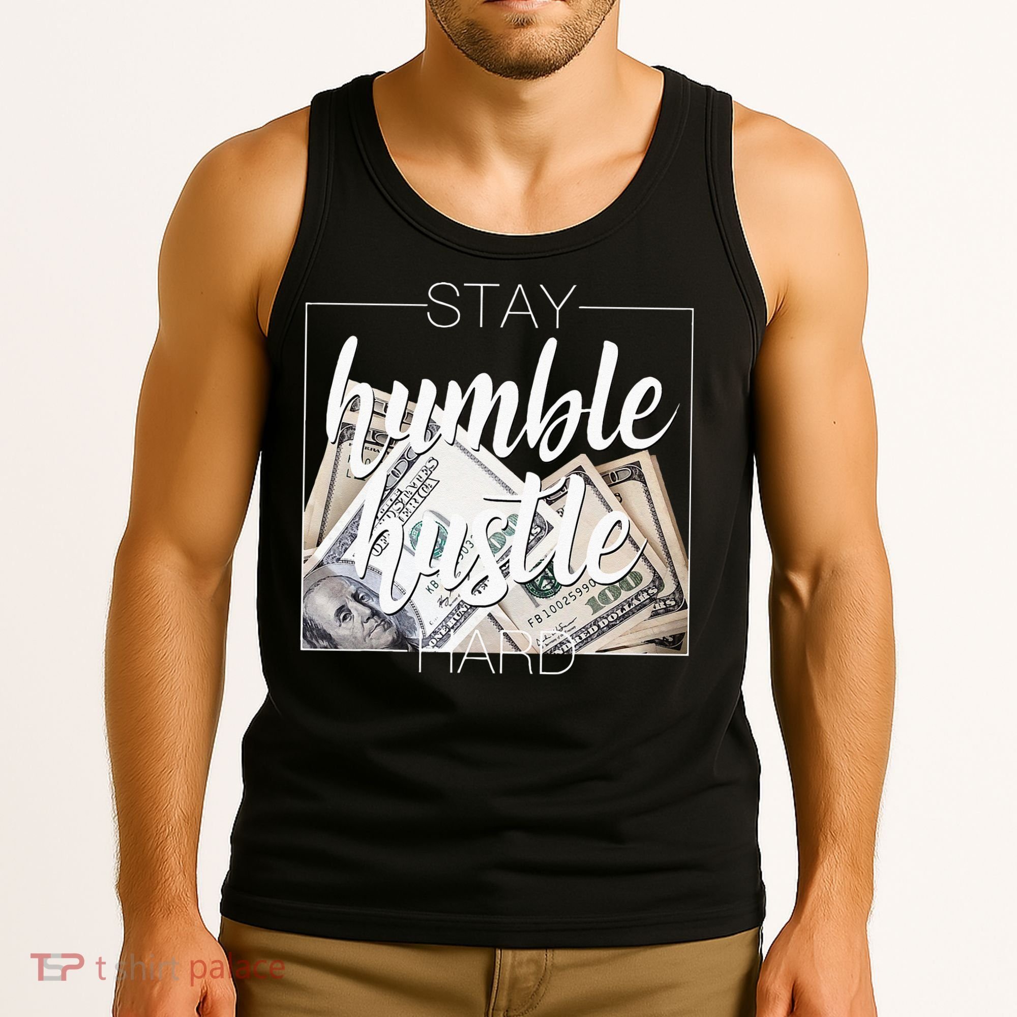 Humble Hustle Hard Hip Hop Gift Women Men Clothing Stay Tank Top