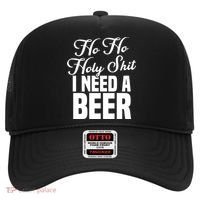 Ho Ho Holy Shit I Need A Beer Funny Christmas Ing Gift Meaningful Gift Hat thumb 0