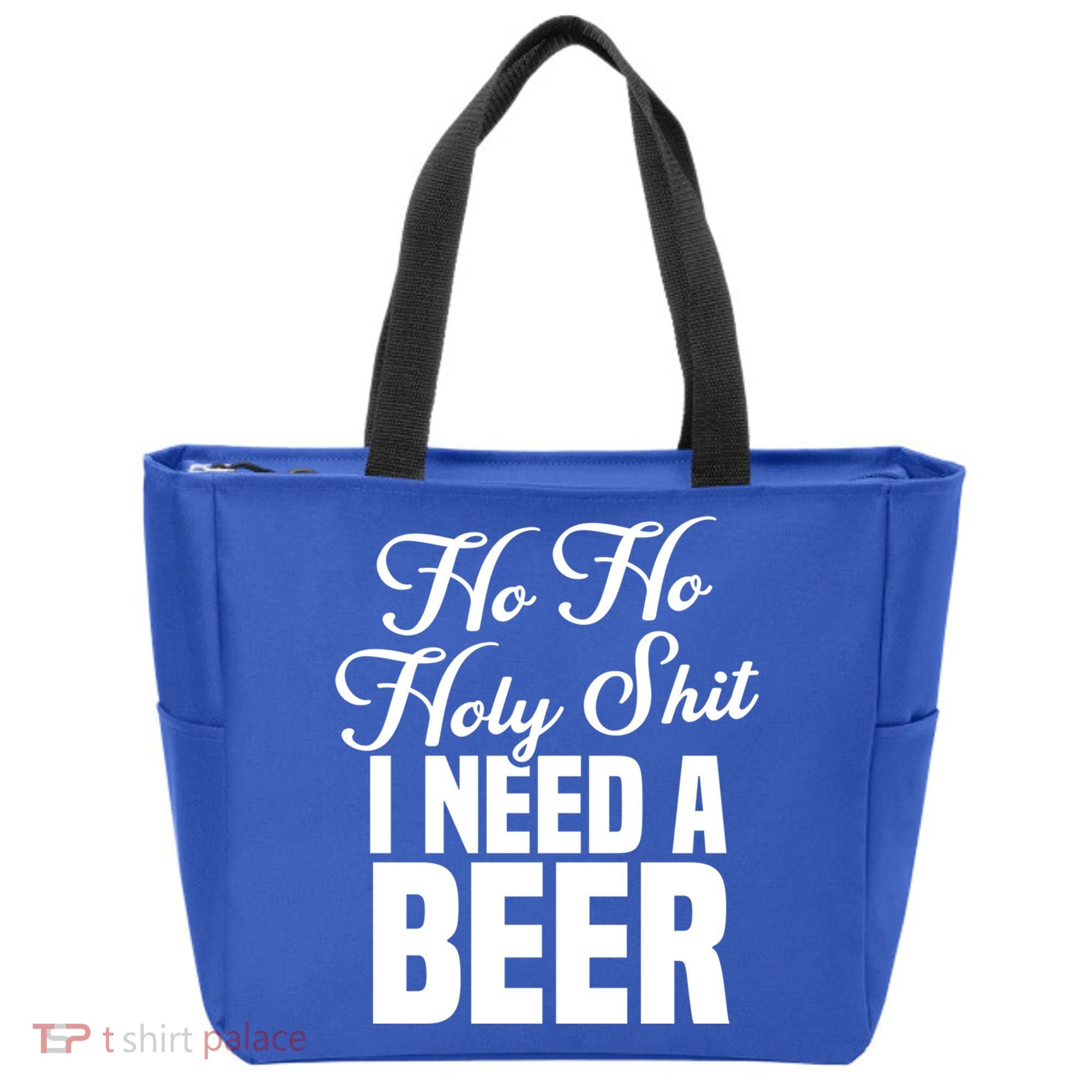 Ho Ho Holy Shit I Need A Beer Funny Christmas Ing Gift Meaningful Gift Tote Bag