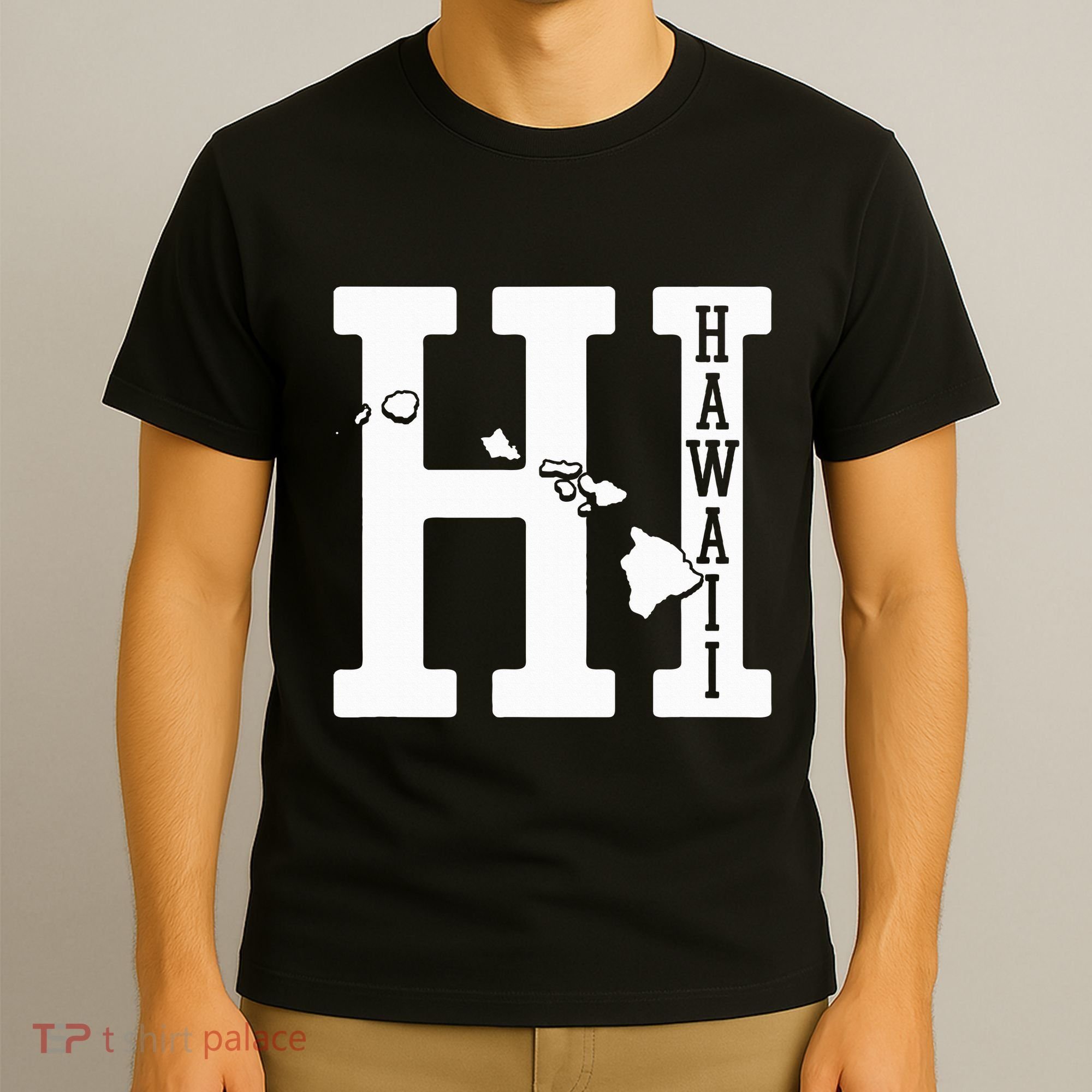 Hawaii Hi Hawaiian Islands Souvenir Gift T-Shirt