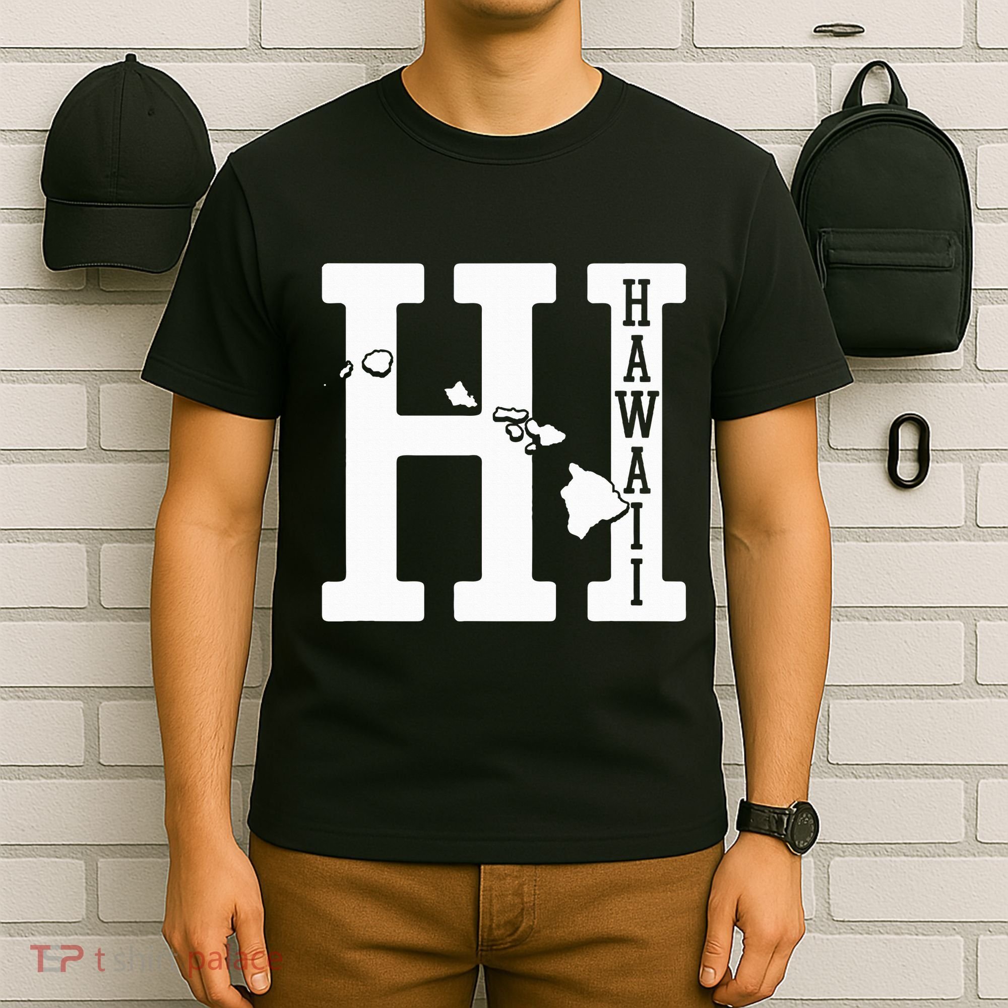 Hawaii Hi Hawaiian Islands Souvenir Gift T-Shirt
