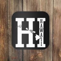Hawaii Hi Hawaiian Islands Souvenir Gift Coaster thumb 0