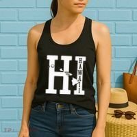 Hawaii Hi Hawaiian Islands Souvenir Gift Women's Tank Top thumb 2