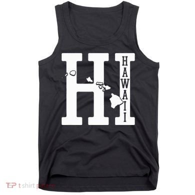 Hawaii Hi Hawaiian Islands Souvenir Gift Tank Top