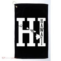 Hawaii Hi Hawaiian Islands Souvenir Gift Golf Towel thumb 0