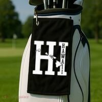 Hawaii Hi Hawaiian Islands Souvenir Gift Golf Towel thumb 2