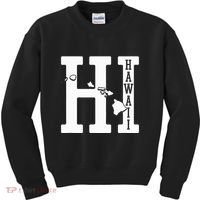 Hawaii Hi Hawaiian Islands Souvenir Gift Kids Sweatshirt thumb 0