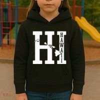 Hawaii Hi Hawaiian Islands Souvenir Gift Kids Hoodie thumb 3