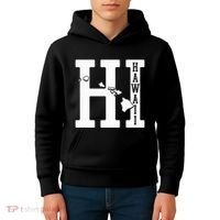 Hawaii Hi Hawaiian Islands Souvenir Gift Kids Hoodie thumb 4