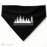 Hoa Hoa Hoa Hoa Hoa Cozy Season Twilight Lover Pine Forest USA-Made Doggie Bandana thumb 0