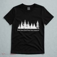 Hoa Hoa Hoa Hoa Hoa Cozy Season Twilight Lover Pine Forest T-Shirt thumb 5