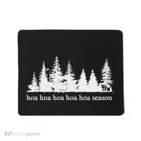 Hoa Hoa Hoa Hoa Hoa Cozy Season Twilight Lover Pine Forest Mousepad thumb 0