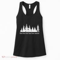 Hoa Hoa Hoa Hoa Hoa Cozy Season Twilight Lover Pine Forest Women's Tank Top thumb 0