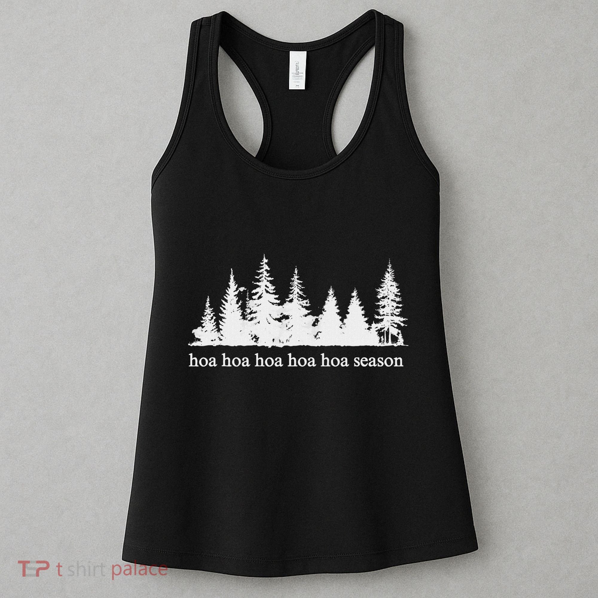 Hoa Hoa Hoa Hoa Hoa Cozy Season Twilight Lover Pine Forest Women's Tank Top