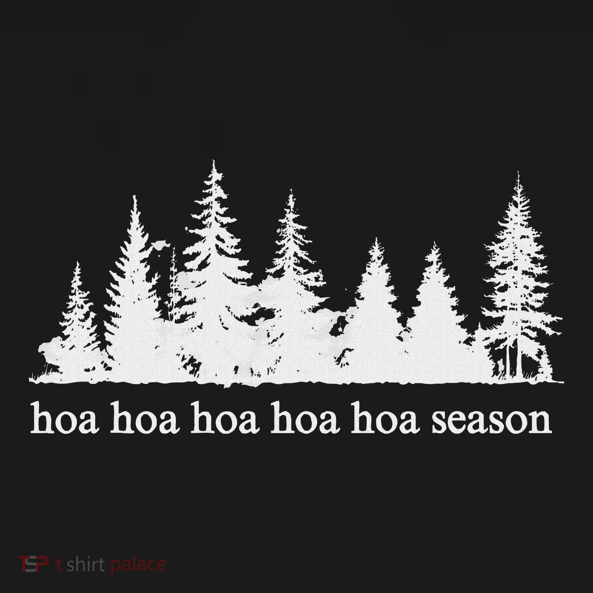 Hoa Hoa Hoa Hoa Hoa Cozy Season Twilight Lover Pine Forest Baby Bodysuit