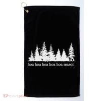 Hoa Hoa Hoa Hoa Hoa Cozy Season Twilight Lover Pine Forest Golf Towel thumb 0