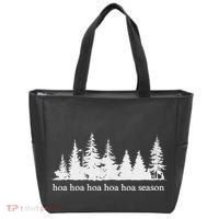 Hoa Hoa Hoa Hoa Hoa Cozy Season Twilight Lover Pine Forest Tote Bag thumb 0