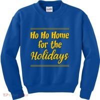 Ho Ho Home For The Holidays Great Gift Kids Sweatshirt thumb 0