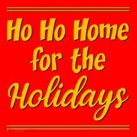 Ho Ho Home For The Holidays Great Gift Santa Hat thumb 1
