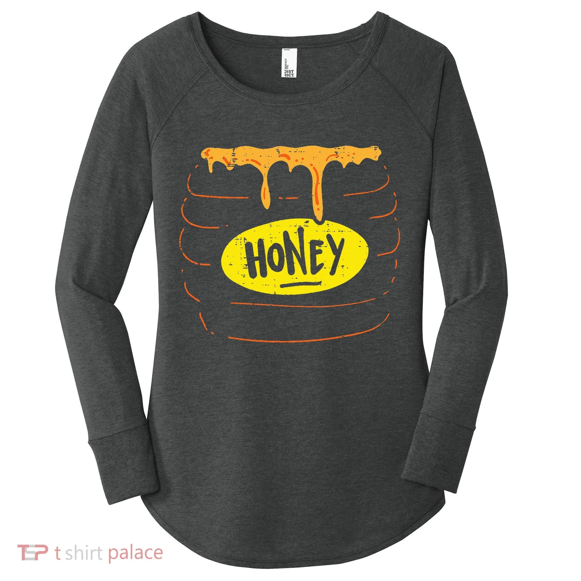 Hilarious Halloween Honey Pot Costume Sweet and Playful Women's Perfect Tri Tunic Long Sleeve Shirt