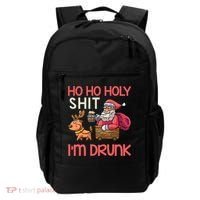 Ho Ho Holy Shit IM Drunk Funny Christmas Ing Cute Gift Backpack thumb 0