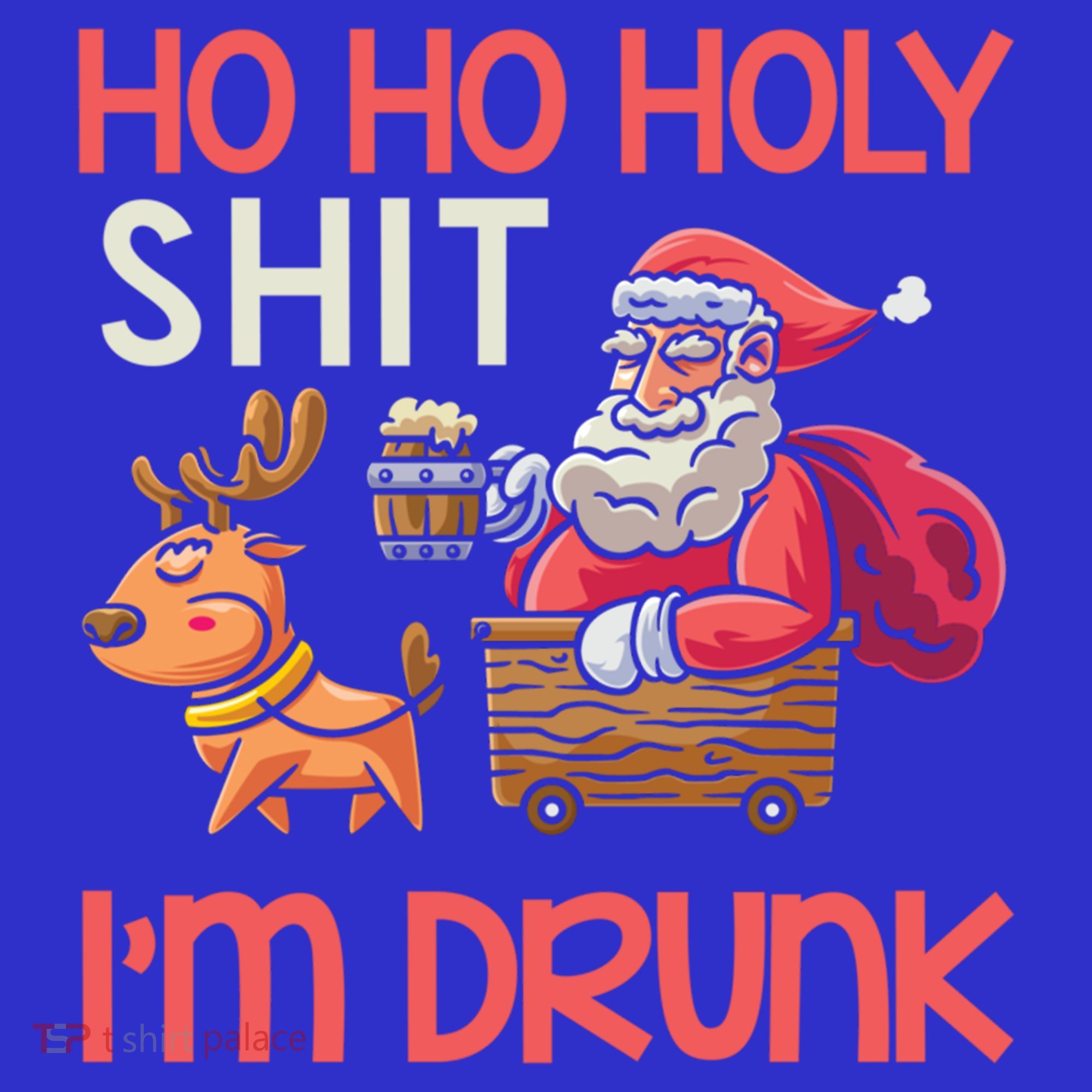 Ho Ho Holy Shit IM Drunk Funny Christmas Ing Cute Gift Women's Tank Top